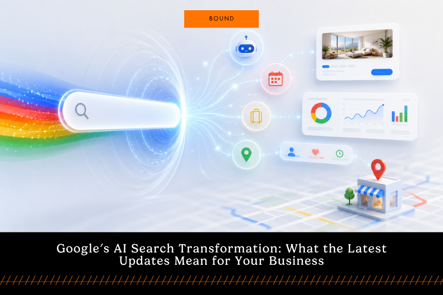 Image highlighting Google's new search tool and the different ways it connects you to the information you're looking for