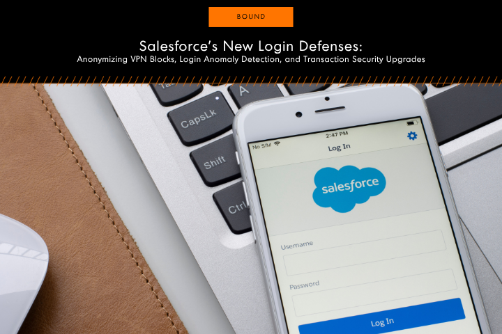 Salesforce login screen